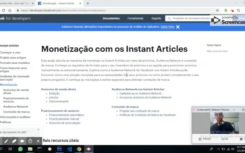 O que é Instant Articles? Como monetizar postagens no Facebook.