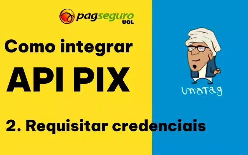 Como obter as credenciais de acesso API Pix do PagSeguro