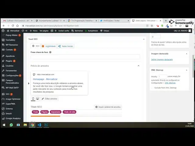 Como alterar a descrição e título que aparece no Google pelo YOAST SEO