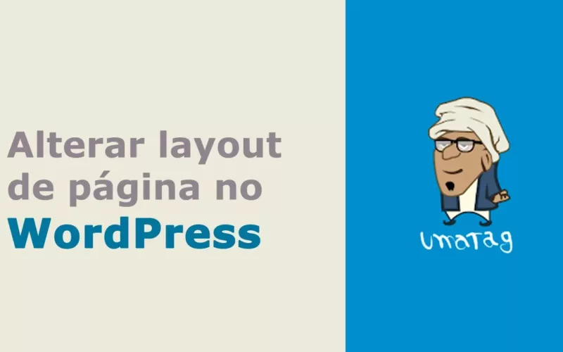 Como alterar layout de página no WordPress