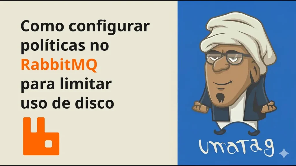 Como configurar políticas no RabbitMQ para limitar uso de disco