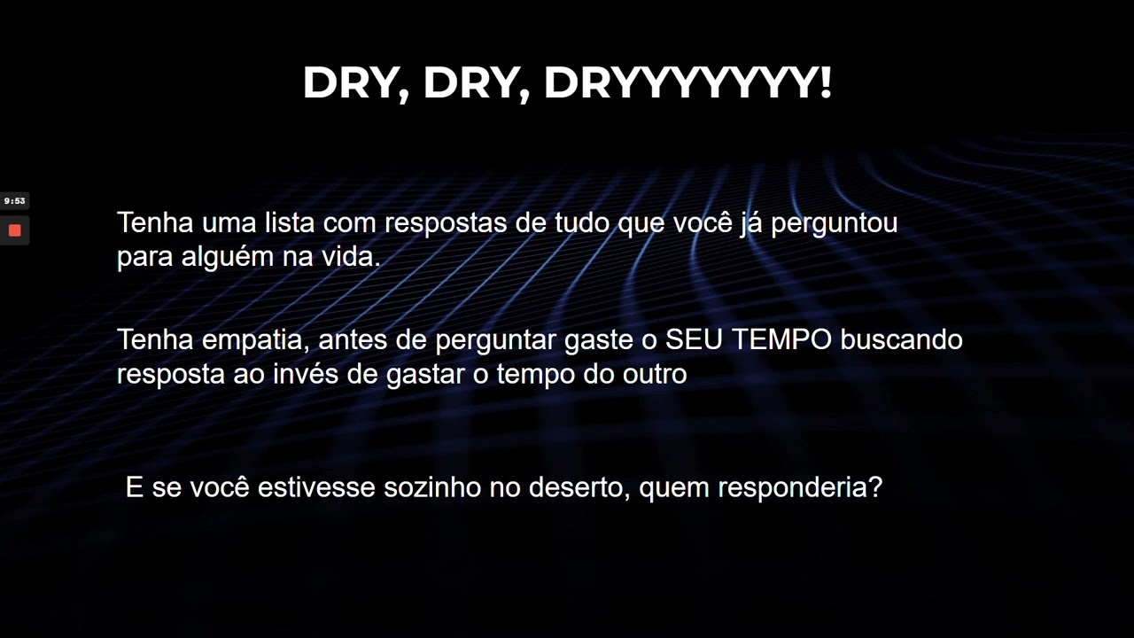 Aplicando DRY na sua rotina diária para mais eficiência e foco