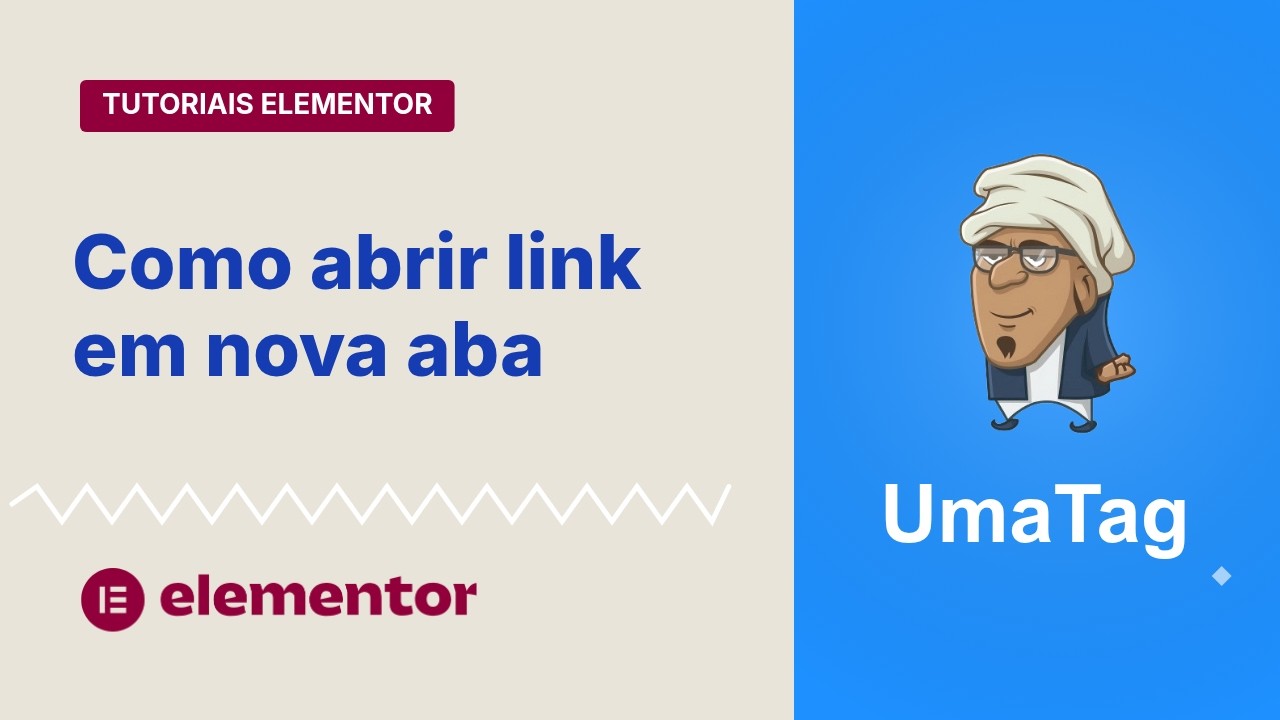 Tutoriais Elementor - Como abrir link em nova aba facilmente